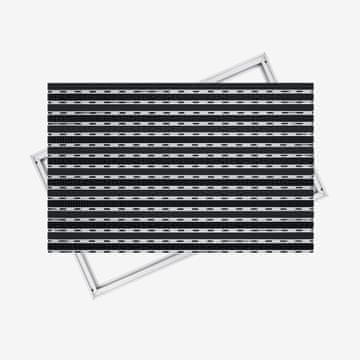 Ente ALUMINIJASTA KRTAČA ZA BRISANJE + GUMA: 75x50, 12 mm Z OKVIRJEM