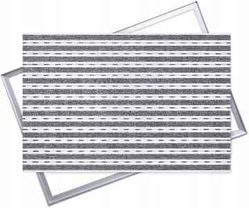 Ente ALUMINIJASTA PREDPRTILNICA GROZDJE: SIVA, 60x40 Z OKVIRJEM, 12 mm