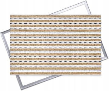 Ente ALUMINIJASTA PREDPRTILNICA, BRUTO: KOKOS, 60x40 Z OKVIRJEM, 12 mm