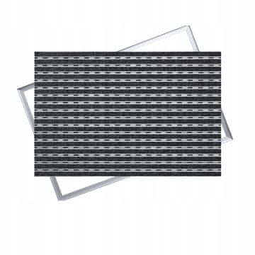 Ente ALUMINIJASTA PREDPRTILNICA, GROZDJE: ANTRACIT, 60x40 Z OKVIRJEM, 17 mm