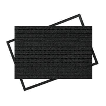 Ente PREMIUM ALUMINIJASTA PREDPRIROŽNIKA Z ČRNIMI ROČAJI: 75x50, 17 mm Z OKVIRJEM