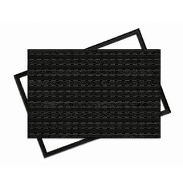 Ente PREMIUM ČRNI PREDPRIVOŽNIK Combi Standard 17 GUMIJASTIH ROČAJEV OKVIR 60x40