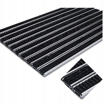 Ente ALUMINIJASTA KRTAČA ZA VRATA/GROS, 80x50 cm, C17 Z OKVIRJEM