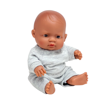 MINILAND 21 cm latino lutka + komplet oblačil Przytullale