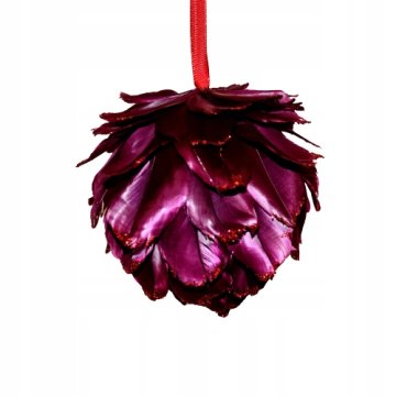 VISEČA CVET BORDO majhna 10x8/18cm