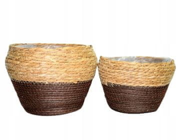 KOMPLET 2 PREVLEK IZ MORSKIH TRAV 24x20/20x16cm