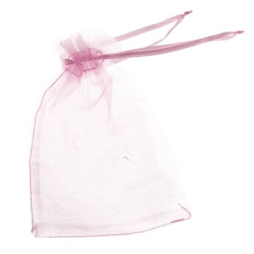 ORGANZA DARILNA VREČKA VRTNICE 9X12CM