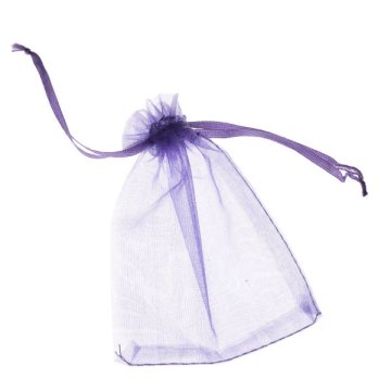 ORGANZA DARILNA VREČKA VIJOLIČNA 9x12CM
