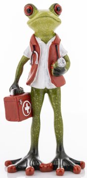 Figura žabe reševalca 16x8x5,5
