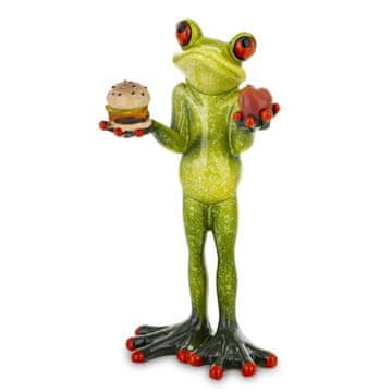 FIGURA - ŽABA NA DIETI Z BURGERJEM IN JABOLKOM 15,5 CM