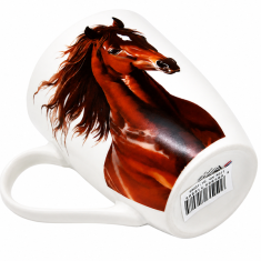 PORCELANSKA SKODELICA HORSES 350 ML
