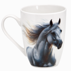PORCELANSKA SKODELICA HORSES 350 ML