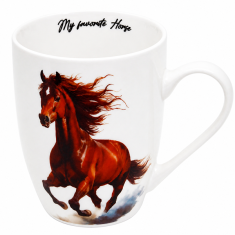 PORCELANSKA SKODELICA HORSES 350 ML
