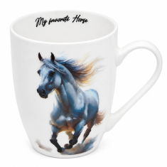 PORCELANSKA SKODELICA HORSES 350 ML