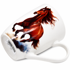PORCELANSKA SKODELICA HORSES 350 ML
