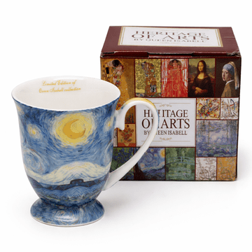 Porcelanasta skodelica Vincent van Gogh Zvezdna noč, luksuzno darilo