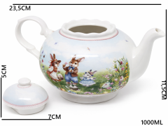 VELIKONOČNI ČAJNIK ZAJČEK 1000 ML