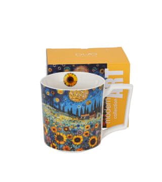 Duo Porcelanasta skodelica XXL 750 ml SONČNIČNO POLJE - Moderna