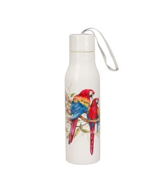 Duo Jeklena termo steklenica 500 ml Škrlatna papiga Ara