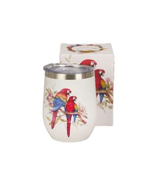 Duo Jeklena termo skodelica 330 ml SCARLET MACAW PAPARGET - Ptasi Świat / Živali