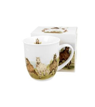 Duo Porcelanasta skodelica 400 ml GALOPIRAJOČI KONJI - Živalski svet / Živali