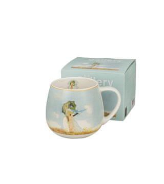 Duo Porcelanasta skodelica 430 ml - Ženska s sončnikom (Claude Monet)