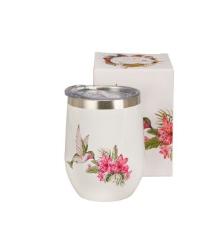 Duo Jeklena termo skodelica 330 ml BRUNJENJE - Svet ptic / Živali