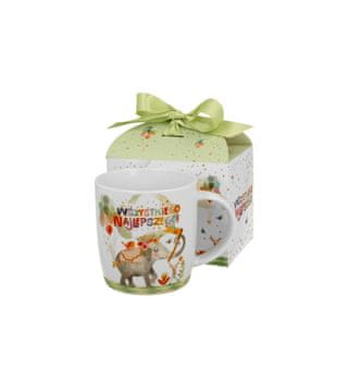 Duo Porcelanasta skodelica 400 ml - VSE NAJBOLJŠE ZA ROJSTNI DAN, IMENSKO LETO, JUBILEJ