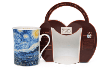 Porcelanasta skodelica Vincent van Gogh Zvezdna noč, luksuzno darilo