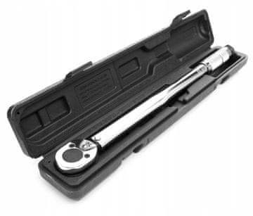 Kraft&Dele 1/2" momentni ključ 28–210 Nm z zaporo kolesa + kovček KD10203