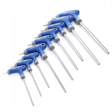 Kraft&Dele KOMPLET 9-DELNIH TORX INBURGERNIH KLJUČEV Z ROČAJEM KD10247