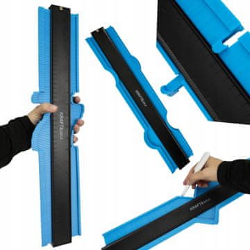 Kraft&Dele Šablona za ravnilo oblik 520 mm