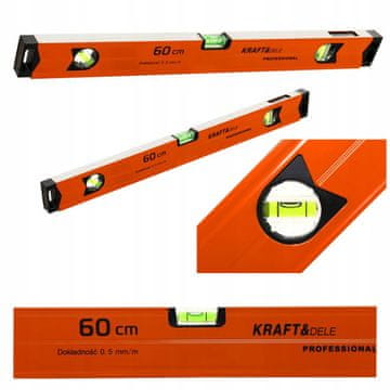 Kraft&Dele Aluminijasta vodna tehtnica 60 cm