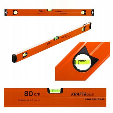 Kraft&Dele ALUMINIJASTA LIBELA 0,8 m 80 cm KD10312