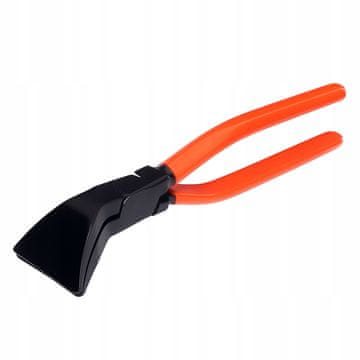 Kraft&Dele KLEŠČE ZA KROVCE, UPOGNJENE POD KOTOM 45°, ZA UPOGIBANJE PLOČEVINE 275 MM KD10451