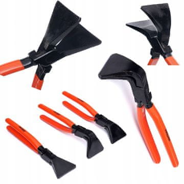 Kraft&Dele Komplet klešč za upogibanje pločevine 3x 180° / 90° / 45° 275 mm