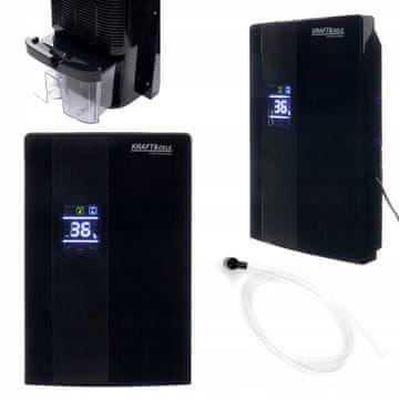 Kraft&Dele Razvlažilnik zraka črne barve 120 W 2000 ml 700 ml/24 ur LCD daljinski upravljalnik