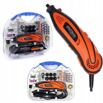 Kraft&Dele Mini brusilnik Večnamenski rezkalni stroj 230V 270W 210 elementov