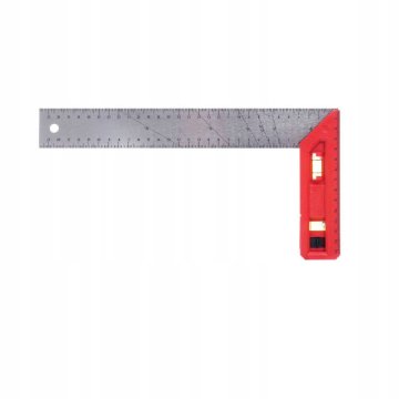Kraft&Dele ALUMINIJASTA KOTNA LIBELA ZA TESARSTVO 300 MM
