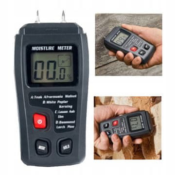 Kraft&Dele LCD tester vlage v lesu