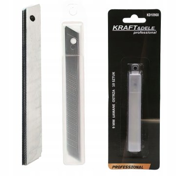 Kraft&Dele Odlomljivo rezilo za 9 mm nož, 10 kosov,
