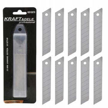 Kraft&Dele NADOMESTNO REZILO ZA NOŽ KD10970 25 MM 10 KOSOV