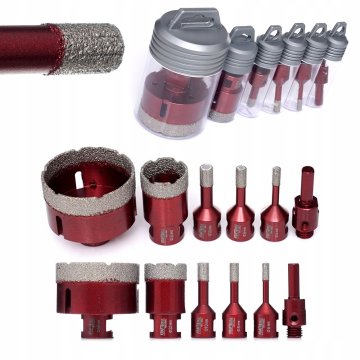 Kraft&Dele Komplet diamantnih luknjastih žag M14 5 68 mm