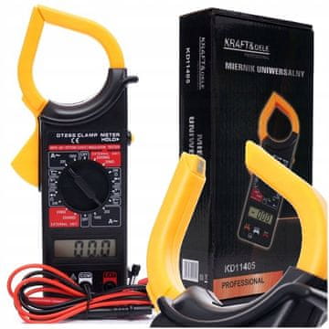 Kraft&Dele DIGITALNI MULTIMETER S KLEPNIMI TOKOVI KD11405