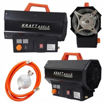 Kraft&Dele Plinski grelec na utekočinjeni naftni plin 1,09 kg/h 320 m³/h 25kW Avtomatski reduktor