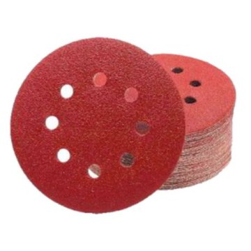 Kraft&Dele Brusni papir z ježkom in luknjami 125 mm P40 50 kosov KD11807