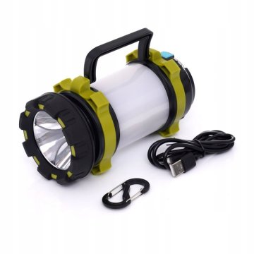 Kraft&Dele SVETILKA TURISTIČNA SVETILKA ZA KAMPIRANJE POD ŠOTOROM 3V1 T6 LED KD1240