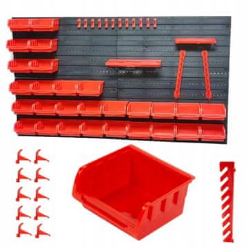 Kraft&Dele Organizator za delavnico, 4 plošče x 47x27 cm,