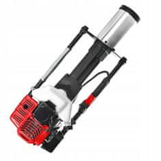 Kraft&Dele Ročni bencinski zabijalnik pilotov za ograjne stebre in panele 50 J 1,9 KW 49 mm 59 mm 100 mm