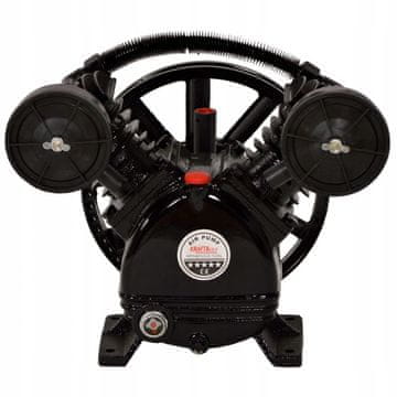 Kraft&Dele OLJNI KOMPRESOR 4KW DVOJNI BATNI KOMPRESOR 8 BAR KD1403 ZRAČNA ČRPALKA